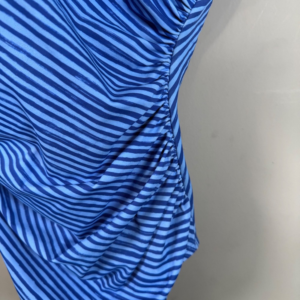 Miraclesuit X Talbots Sanibel One Piece- Painterly Stripe - Picture 7 of 12